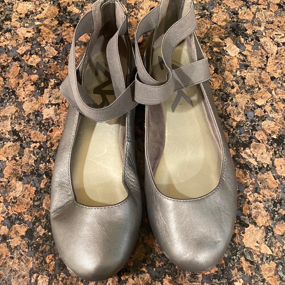Grey Ballet shoes